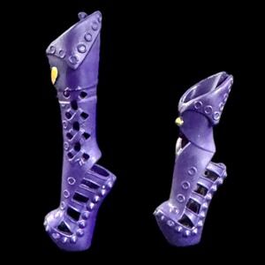 Ever After High EAH Courtly Jester Way Too Wonderland Purple & Gold Boots Shoes